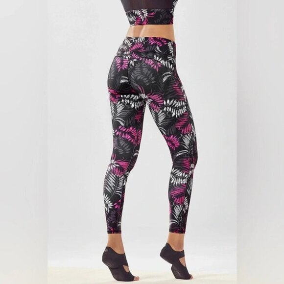 Fabletics Palm Tree Pattern Pants Size XS - Picture 2 of 5